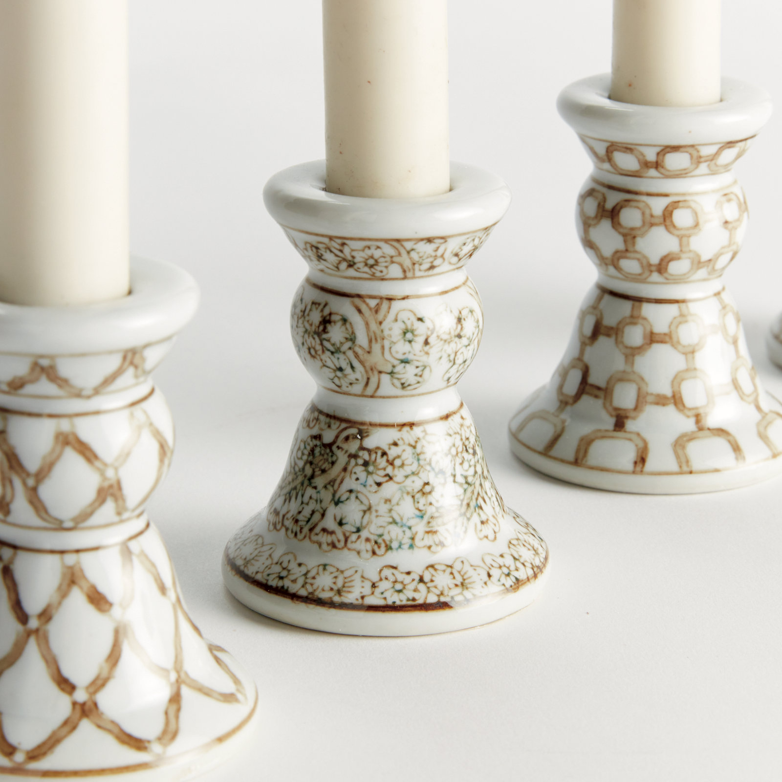Candlestick Holder, Brown