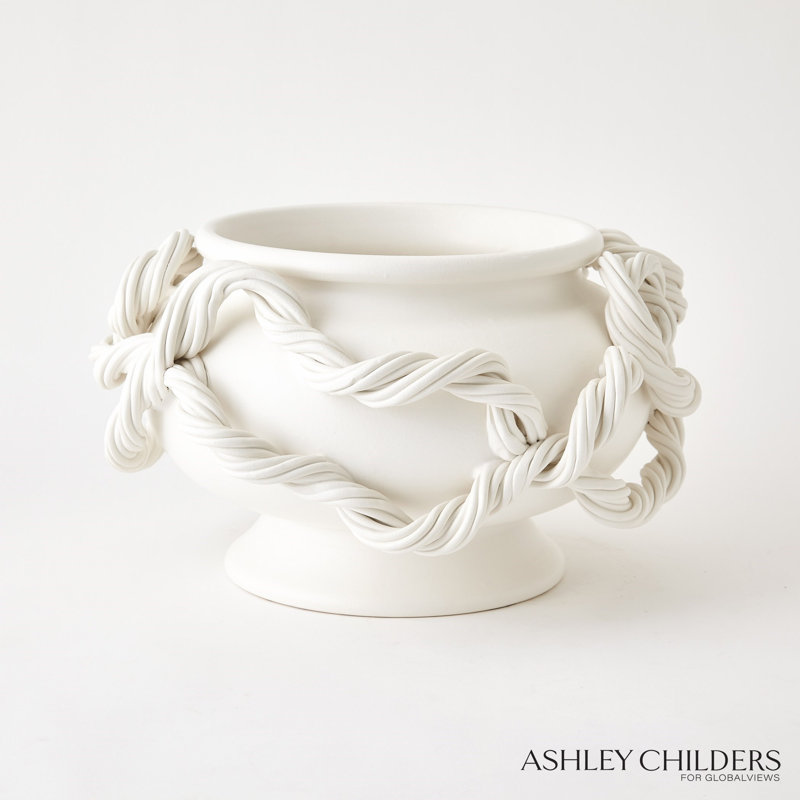 Twisted Vine Bowl-White