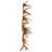 8 - Light Antler/Steel Dimmable Modern Linear Chandelier