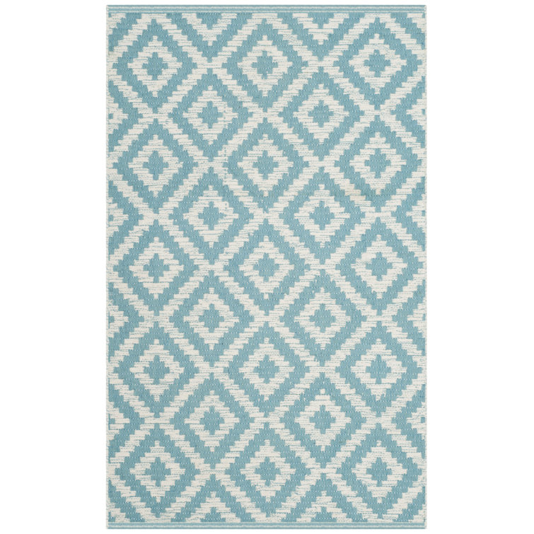 Harlow Hand Woven Cotton Geometric Rug