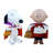Set of Two Peanuts 3D PreLit LED Vampires