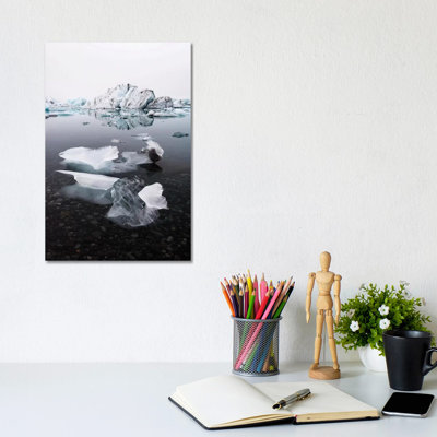 Jökulsárlón Glacier Ice Lagoon by James Vodicka - Wrapped Canvas Rectangle Print