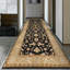 Hand Knotted Oriental Area Rug in Black/Beige-662654249