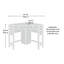 Bureau en coin Brinden
