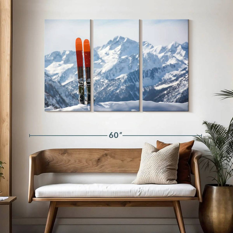 Skis de montagne Sireci, H 32 po x l 50 po