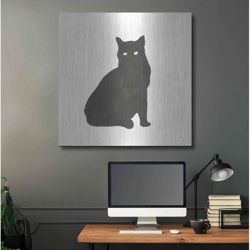 «Black Cat V» par Chris Paschke, H 36 po x l 36 po