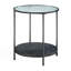Ensemble de table d'appoint moderne 2 pièces, table basse, table de bout en verre, table centrale