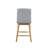 Pillay Upholstered Counter Stool With Tapered Legs