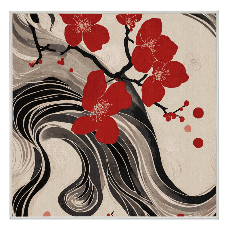 Whispering Tide Rug, Square 4'