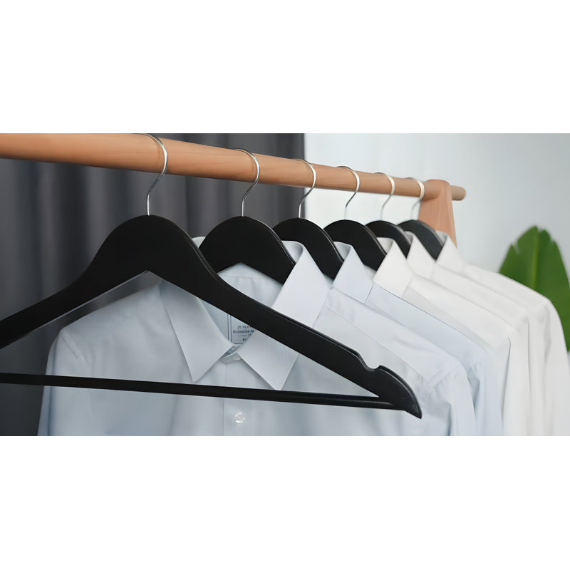 Cintres en bois antidérapants et durables, 30