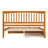 Mission Solid Wood Platform Bed with Panel Footboard and Roll Out Trundle-96140378