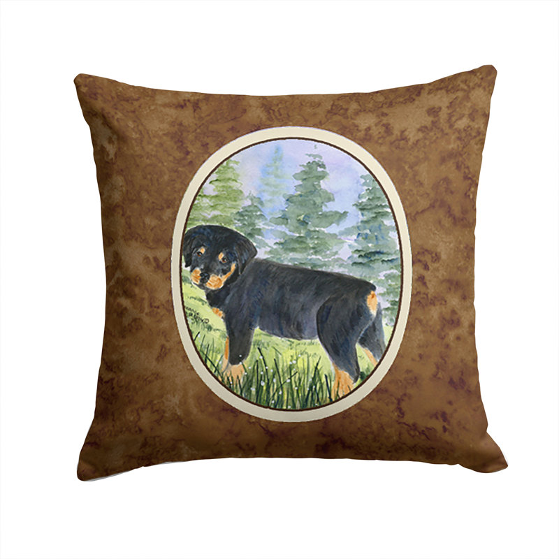 Coussin décoratif intérieur/extérieur moderne rottweiler