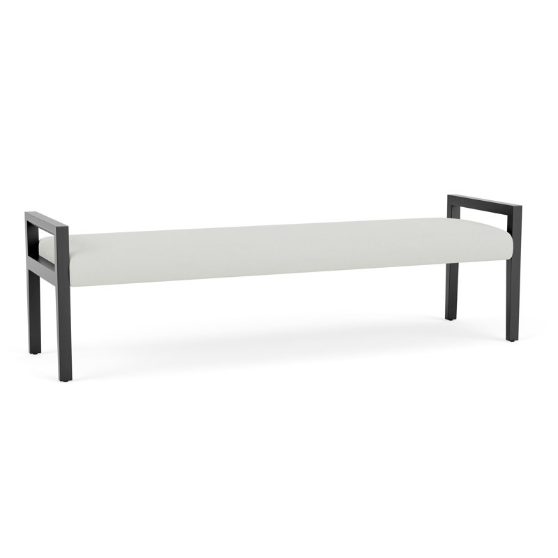 Banc en bois 3 places Brooklyn, Open House Shadow, Black