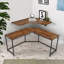 Industrial 50cm W L-Shaped Computer Desk