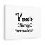 Your Mercy Remains 1 Piece Wrapped Canvas Wall Art-2039372113