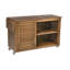 Large Eucalyptus Wood Rolling Cart