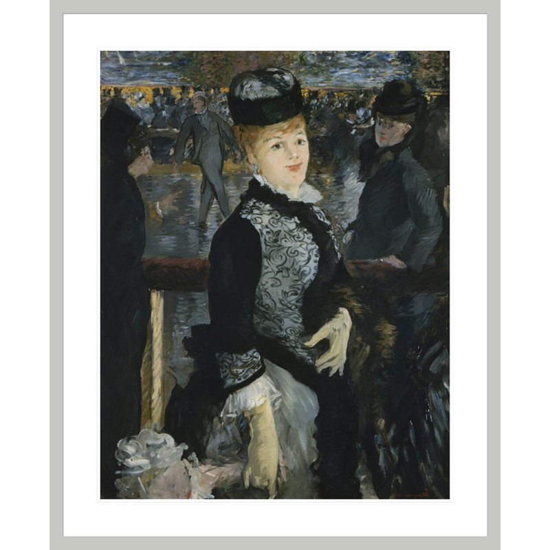 «Skating» par estampe numérique encadrée, 40.82" H x 33.5" W