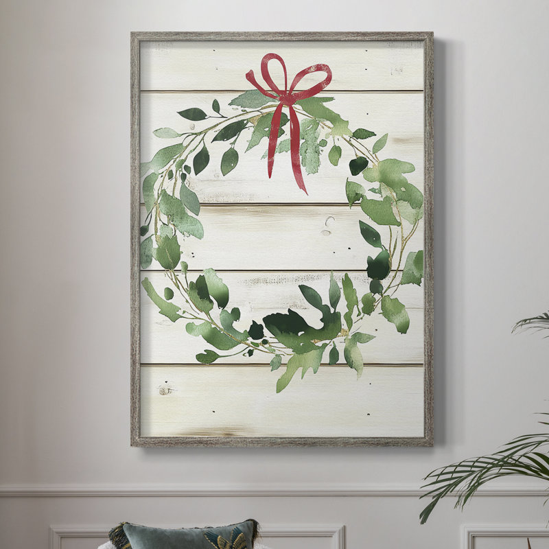 «Christmas Holiday», art encadré Dcccxxxvi - bois massif XMA171473, H 11 po x l 9 po