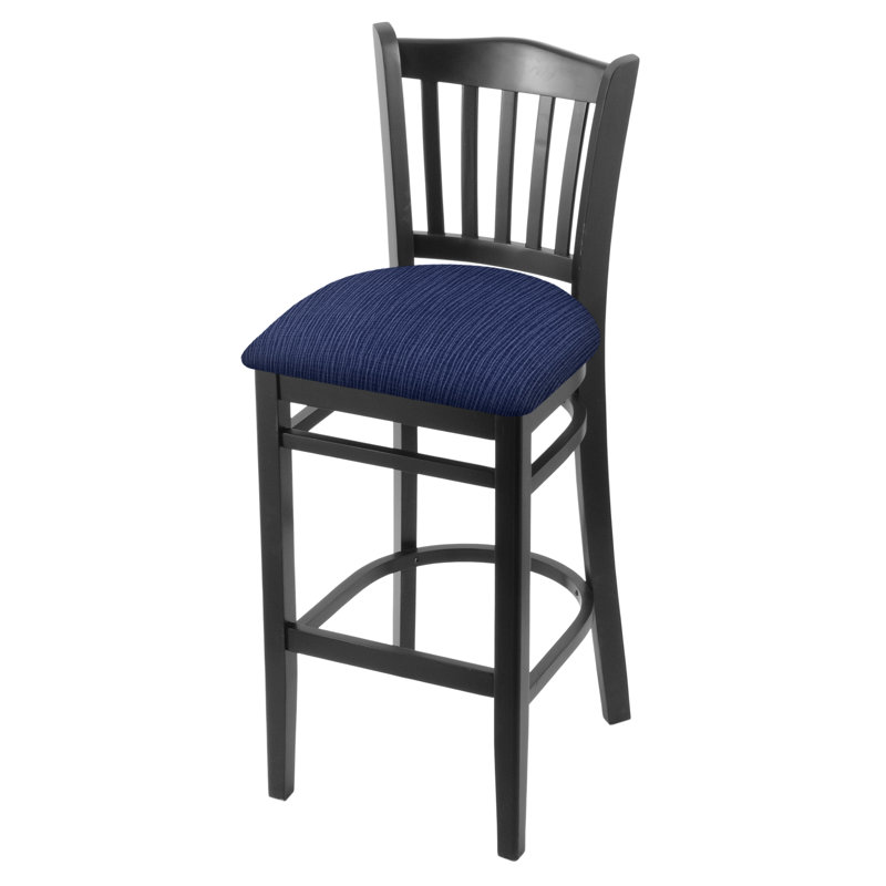 Tabouret de bar et de comptoir, Noir, Ancre graphique, Tabouret de comptoir (assise de 25 po de hauteur)