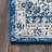 Lathan Bohemian FLAIR Boho Vintage Medallion Blue/Cream Rug-919640439