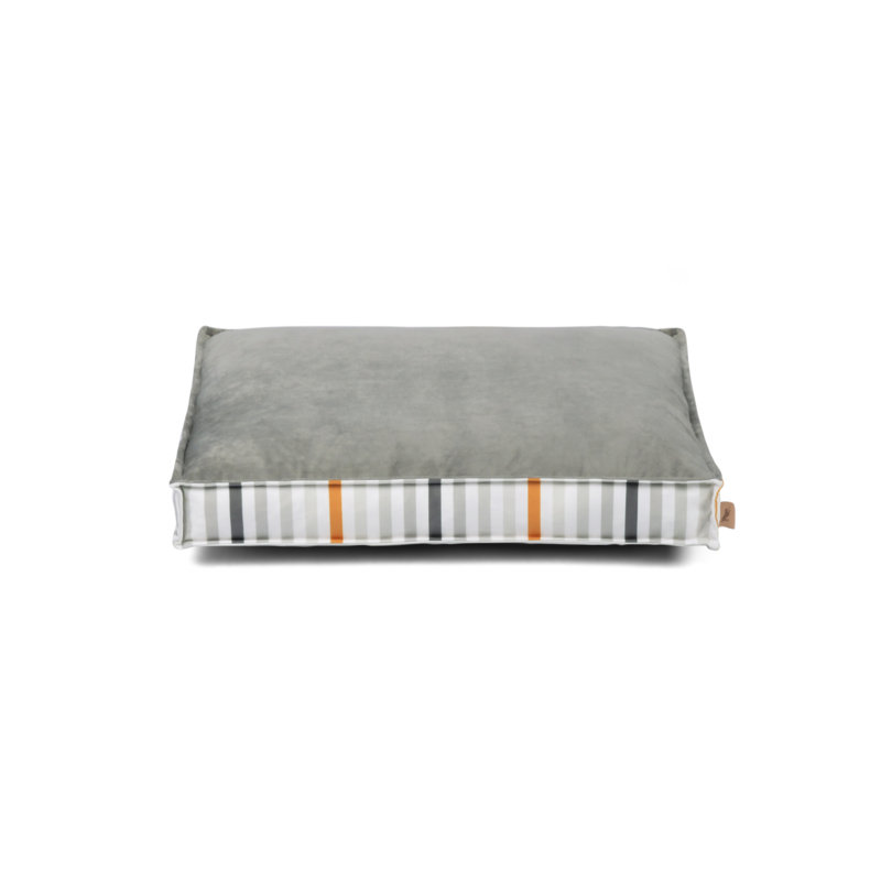 Coussin Boxy Bed, L 42 po x P 31 po x H 5 po, Gris huître
