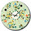 Horloge murale moderne Mid-Century Bright Eucalyptus-40748184