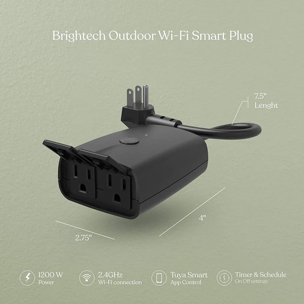 Brightech Smart WiFi Indoor Plug - White