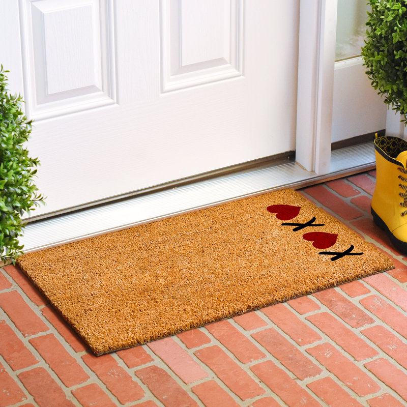 Tapis de porte intérieur et extérieur antidérapant Carnarvon, L 17 po x L 29 po