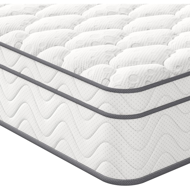 10.3 Inch Hybrid Mattress with Breathable Foam and Individually Pocket Spring, King(150x200cm)