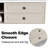 Nikitha 84'' Double Bathroom Vanity with Engineered Stone Top