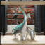 Sculpture décorative de girafe en céramique-997261085
