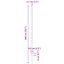 Fence Posts 22 Pcs U-Channel Steel-1923929405-1923929402