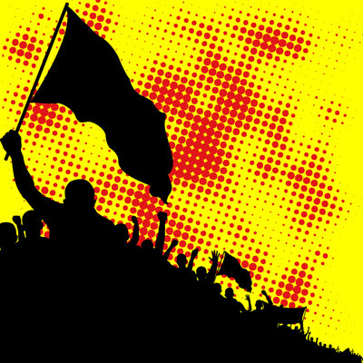 Crowd - Wrapped Canvas Print