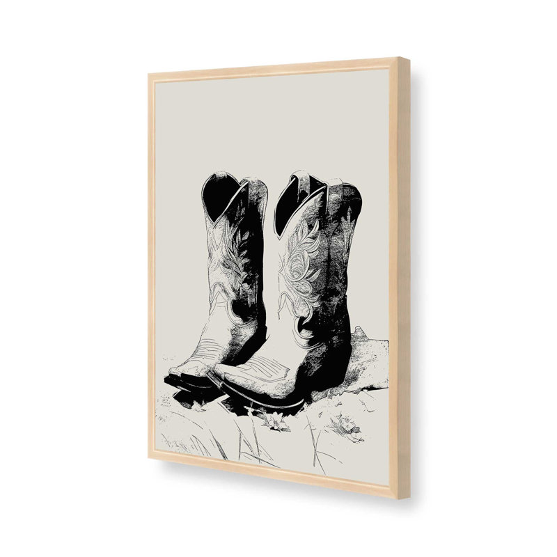 Western Western, H 17 po x l 13 po, Érable brut