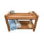 Banc de douche en teck EcoDecors, avec accoudoirs LiftAid-25158385