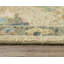 Tapis beige floral en laine noué à la main-1402586954