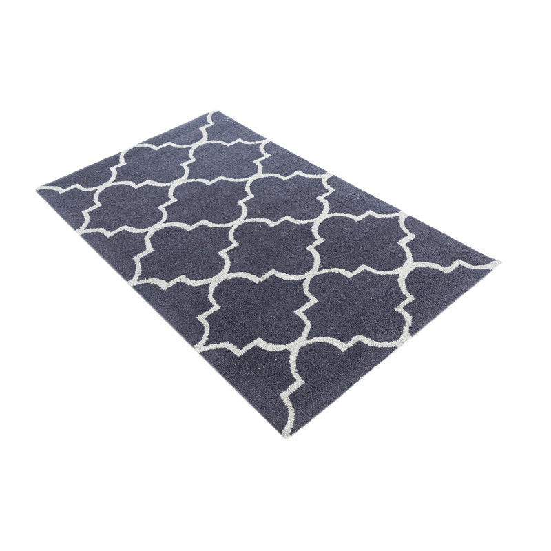 Tapis bleu marine Oharare