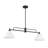 Oonagh 2-Light Chandelier in Matte Black-2114779110