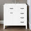 Ensemble de meuble-lavabo 36 po avec lavabo, armoire de salle de bain avec tiroirs, structure solide et panneau en bois aggloméré-111282366