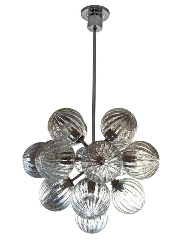Lustree spoutnik 17 lumières Perle, Blanc