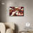 Collage of a Red World II Canvas Print Boho Wall Decor by Art Remedy, Black Frame, 30 x 20-1695761052-1695761055