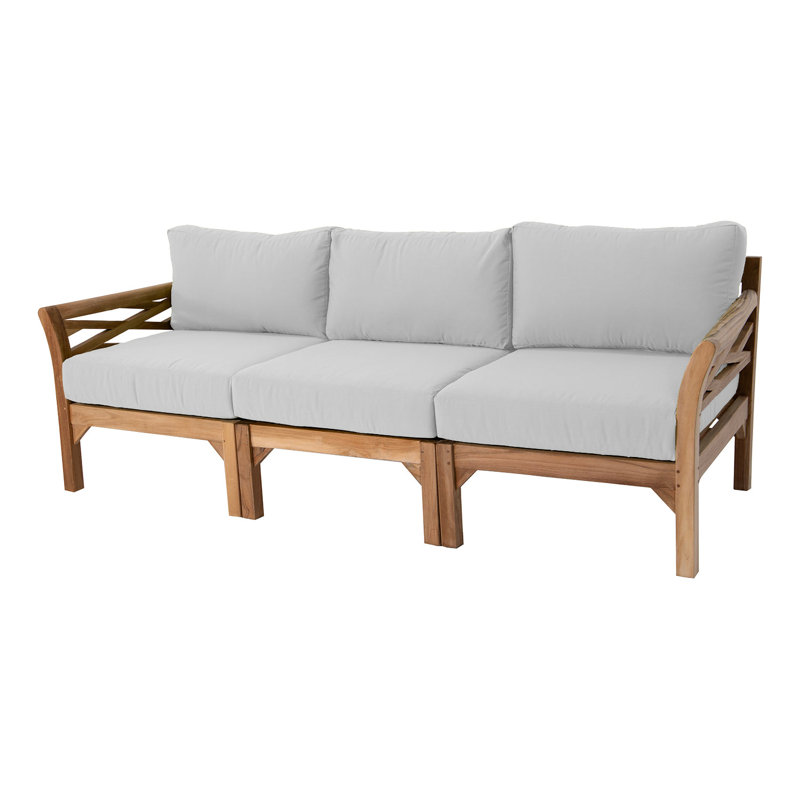 Boduram Outdoor 3 - Seat Patio Sofa, Antique Beige