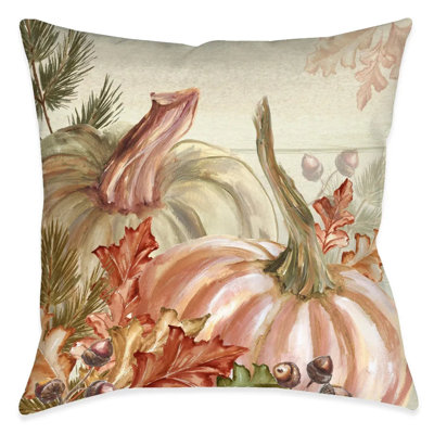 October Symphony Reversible Throw Pillow
