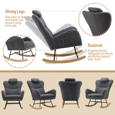Chaise berçante Bosten