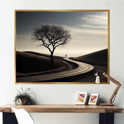 Minimalisme, paysage de route du pays des merveilles I