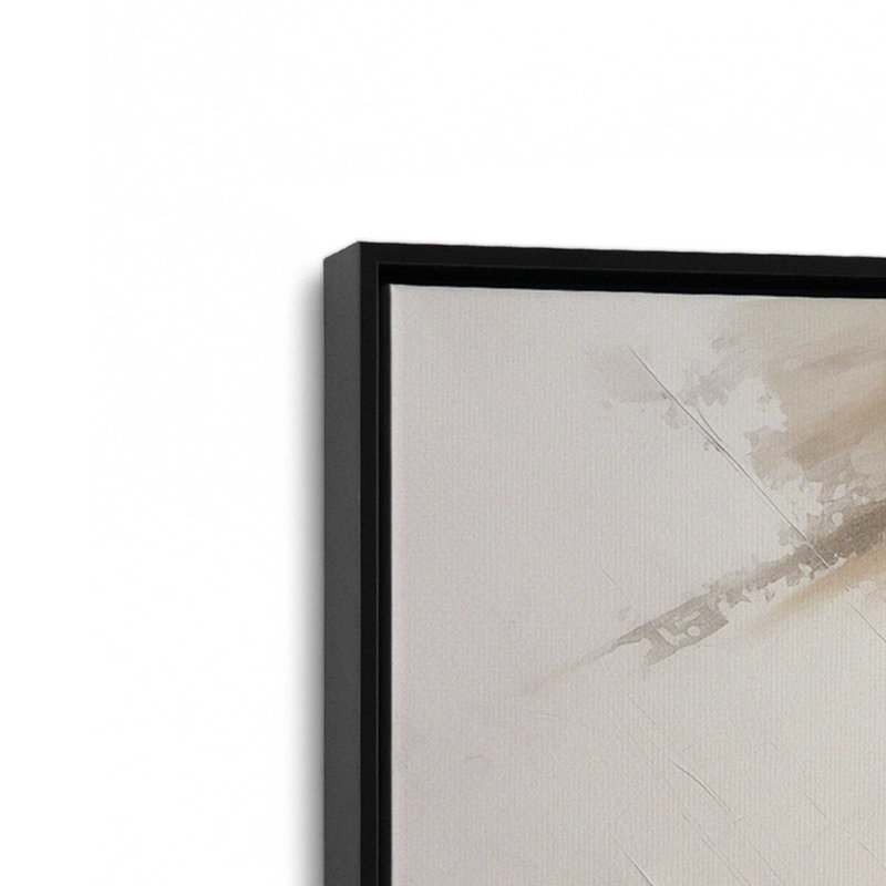 Impression sur toile Taupe tornade, H 24,75 po x l 36,75 po x P 1,75 po, Cadre flottant noir satiné