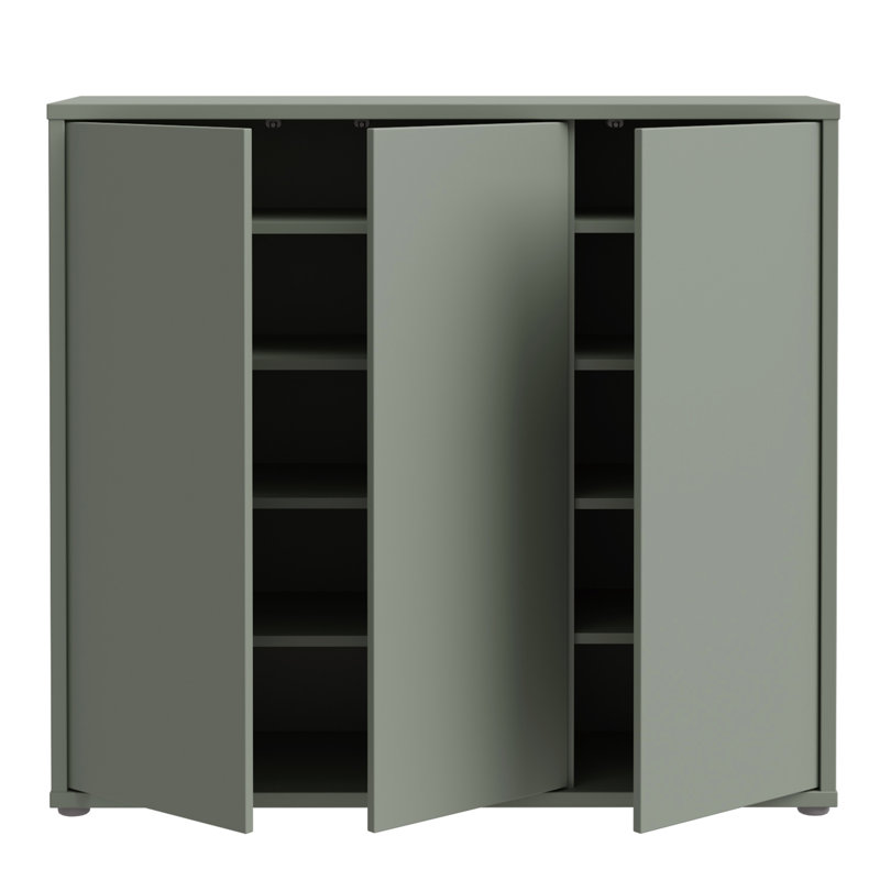 Alice Springs 12 Pair Shoe Storage, Green