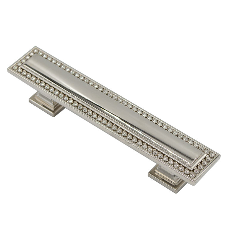 Perlina Novelty Pull, Polished Nickel