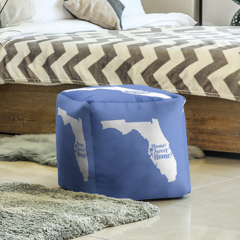 Repose-pieds à cubes tampa the home, Bleu
