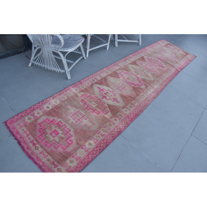 Tapis turc rétro Herki vintage pour la cuisine ou les espaces de salon extérieurs